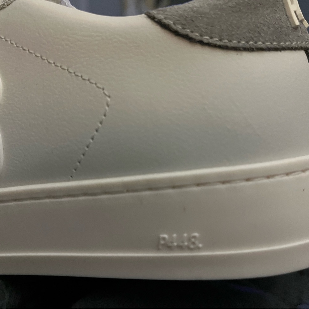 P448 brand new white and Gray Sneakers size 41 women’s 10 men’s 8 1/2 - Picture 7 of 10